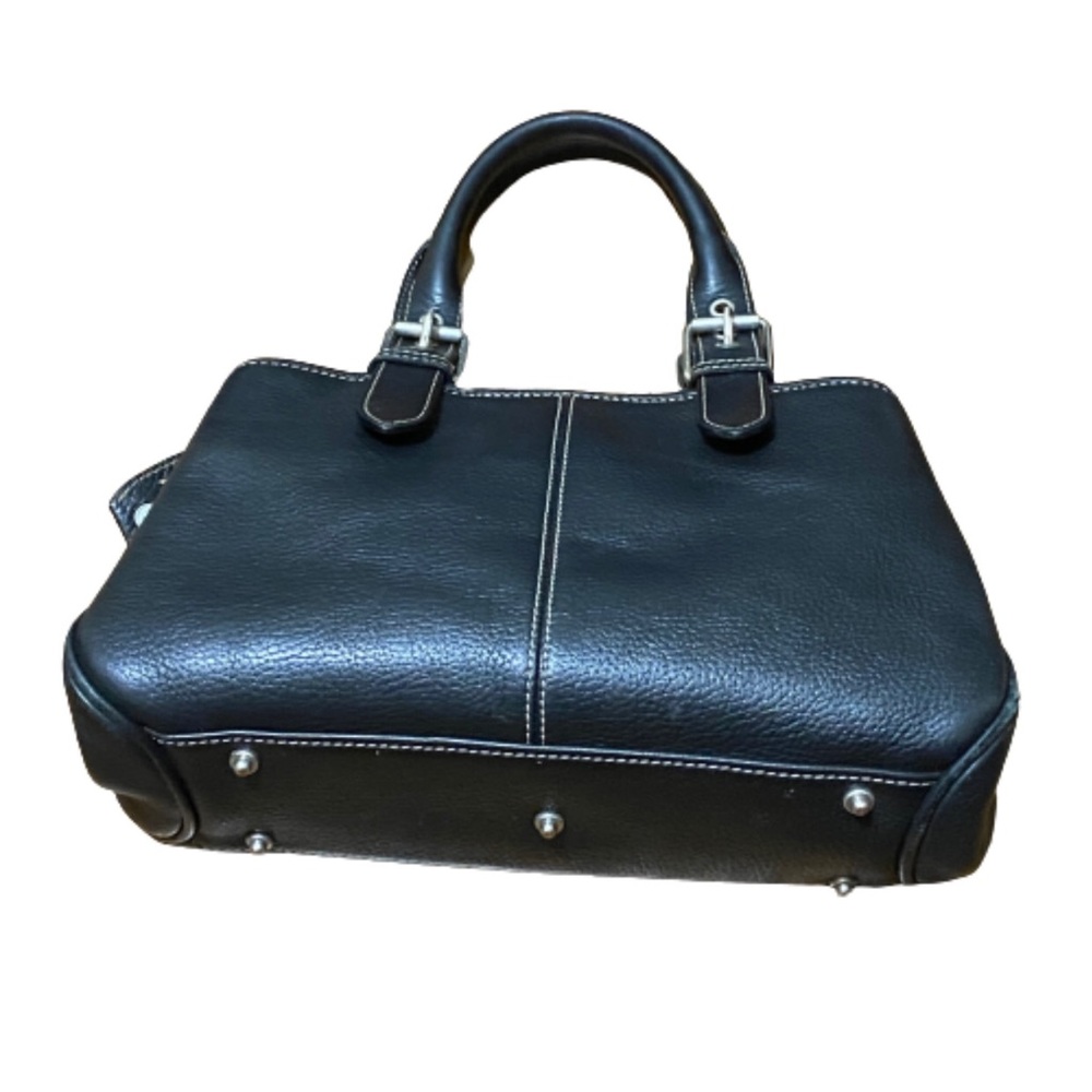 Dooney & Bourke Black Leather Satchel Handbag